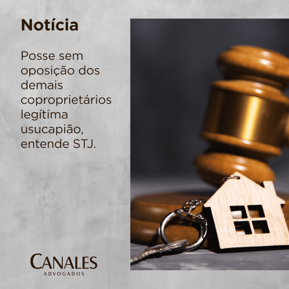 Posse sem oposição dos demais coproprietários legitíma usucapião, entende STJ.