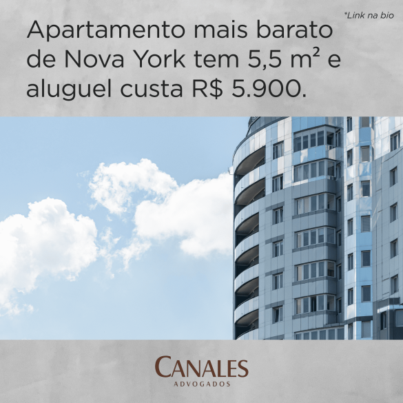 Apartamento mais barato de Nova York tem 5,5 m² e aluguel custa R$ 5.900,00.